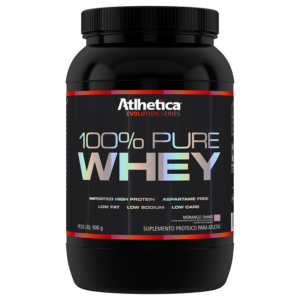 Whey Protein Concentrado 100% – Pure Whey – Athletica Nutrition – 900g