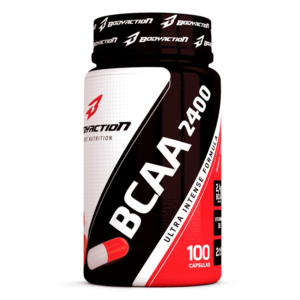 Aminoácidos de Cadeia Ramificada – BCAA 2400 – BodyAction – 100 Caps