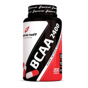 Aminoácidos de Cadeia Ramificada – BCAA 2400 – BodyAction – 200 Caps